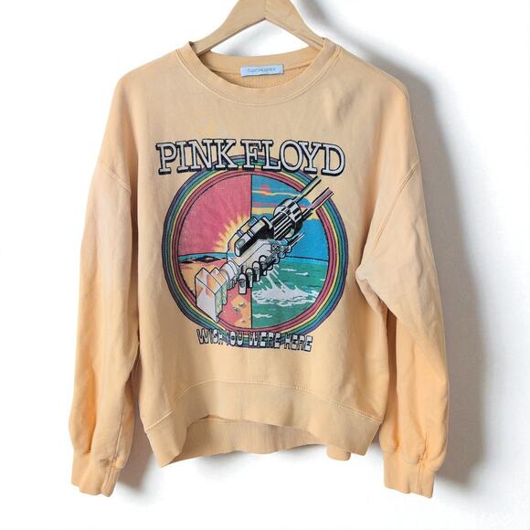 REVOLVE Pink Floyd x Daydreamer 'Wish You Were Here' Oversized Sweatshirt Small - Picture 1 of 10